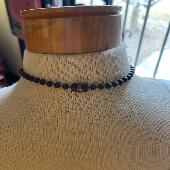 Sookie Sookie necklace for women. Made of cooper beads. With a beautiful flower - Picture 6 of 8